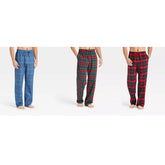 Men's Plaid Flannel Lounge Pajama Pants- Assorted  - Goodfellow & Co